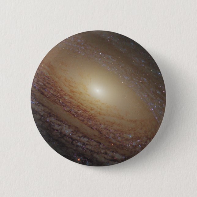 Spiral Galaxy Ngc 2841 Button (Front)