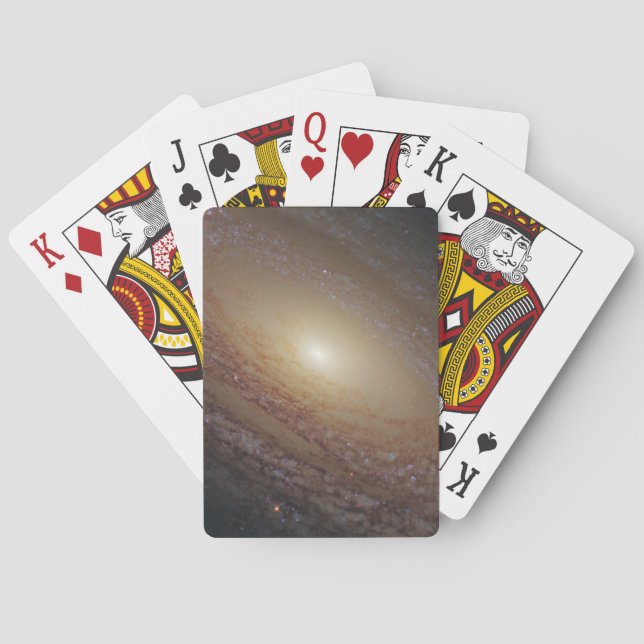 Spiral Galaxy Ngc 2841 Poker Cards (Back)