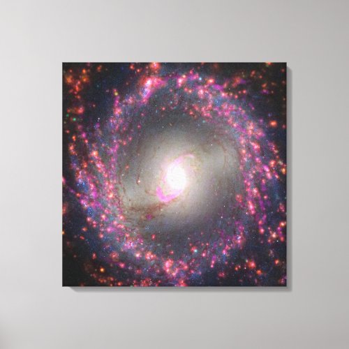 Spiral Galaxy Ngc 3351 Canvas Print