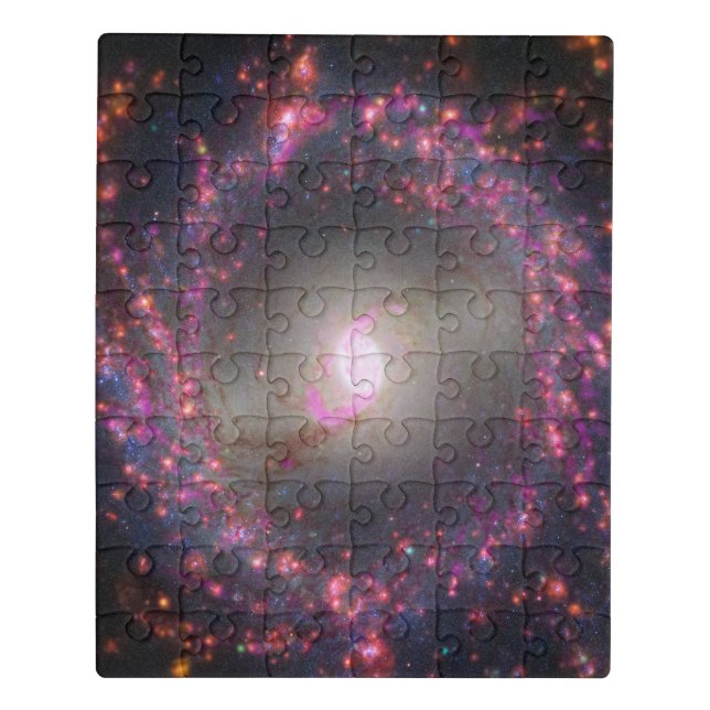 Spiral Galaxy Ngc 3351. Jigsaw Puzzle (Puzzle Vertical)