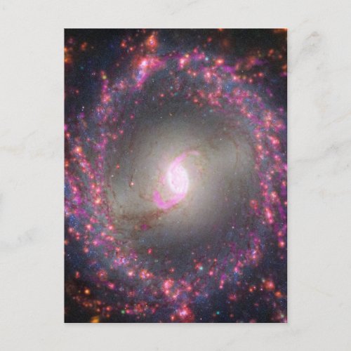 Spiral Galaxy Ngc 3351 Postcard