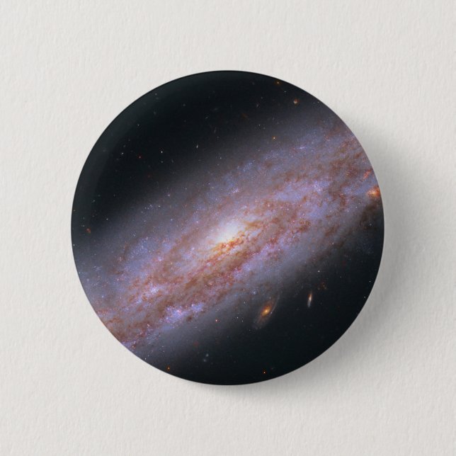Spiral Galaxy Ngc 3972. Button (Front)