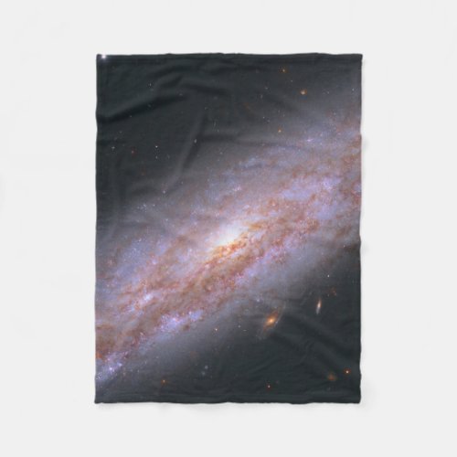 Spiral Galaxy Ngc 3972 Fleece Blanket