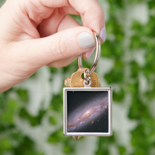 Spiral Galaxy Ngc 3972 Keychain