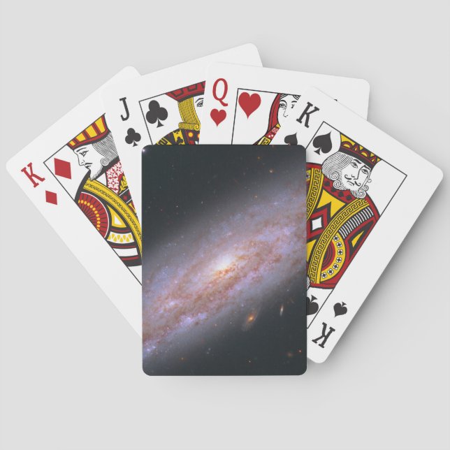 Spiral Galaxy Ngc 3972. Poker Cards (Back)