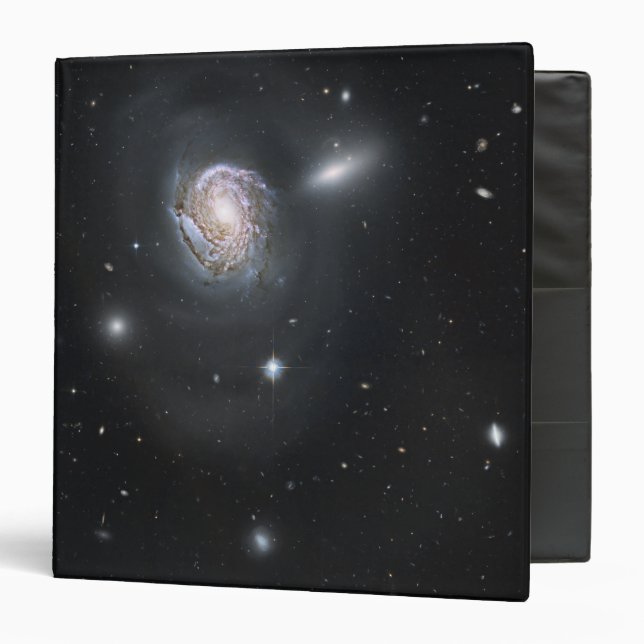 Spiral galaxy NGC 4911 3 Ring Binder (Front/Inside)
