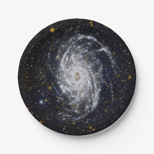 Spiral Galaxy Paper Plates (Front)