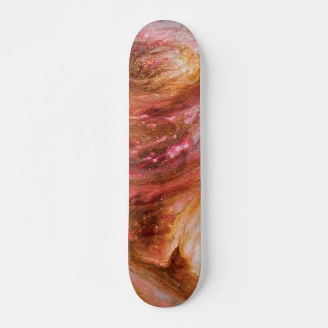 Spiral Galaxy SMM J2135-0102 Artist Impression Skateboard Deck (Front)