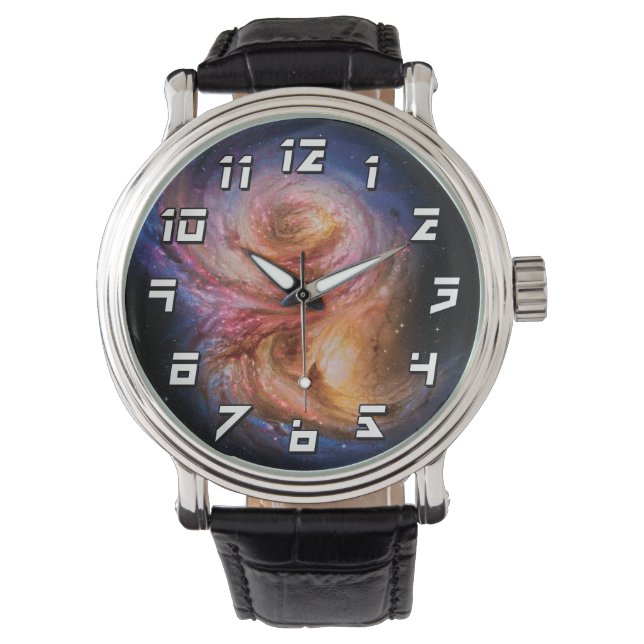 Spiral Galaxy SMM J2135-0102 Artist Impression Watch (Front)