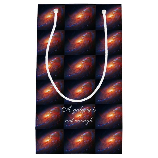 Spiral Galaxy - When Stars Are Not Enough Small Gift Bag (Front)