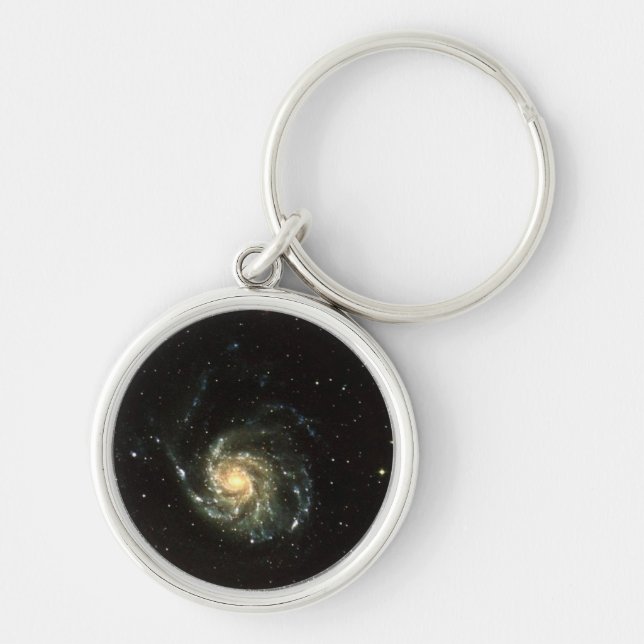 SPIRAL GALAXY Zipper-Pull & Luggage Tag, Keychain (Front)