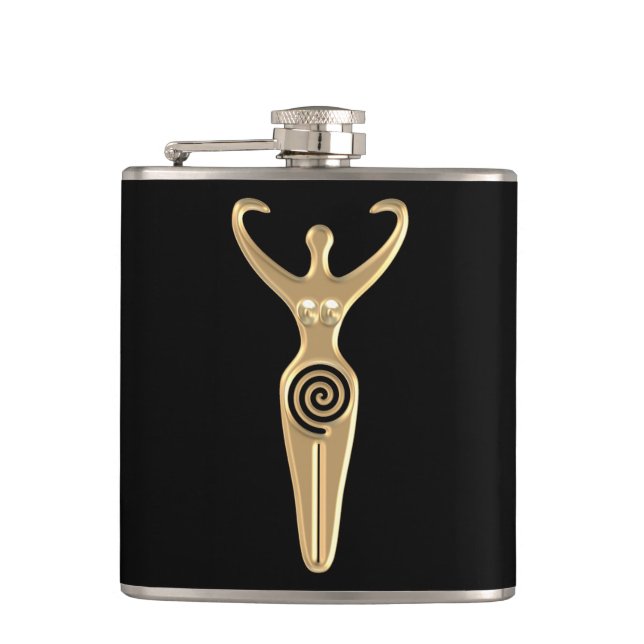 Spiral Goddess Flask (Front)