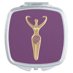 Spiral Goddess Makeup Mirror