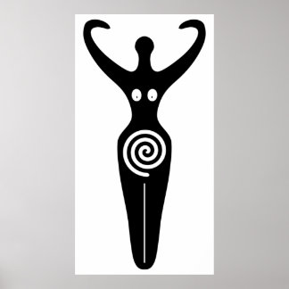 Spiral Goddess The Sacred Divine Feminine Poster