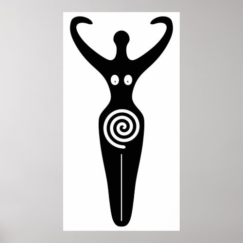 Spiral Goddess The Sacred Divine Feminine Poster