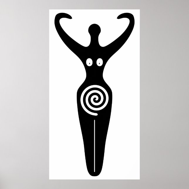 Spiral Goddess The Sacred Divine Feminine Poster (Front)