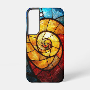 Spiral Gold Samsung Galaxy S22 Case