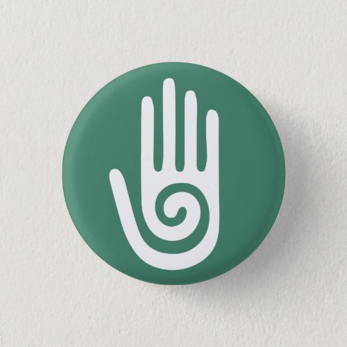 Spiral Hand healing hands Pinback Button