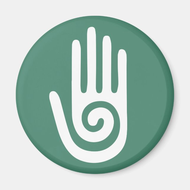 Spiral Hand Healing Symbol Magnet (Front)