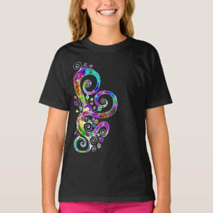 Spiral Heart Hand Painted Design 2 T-Shirt