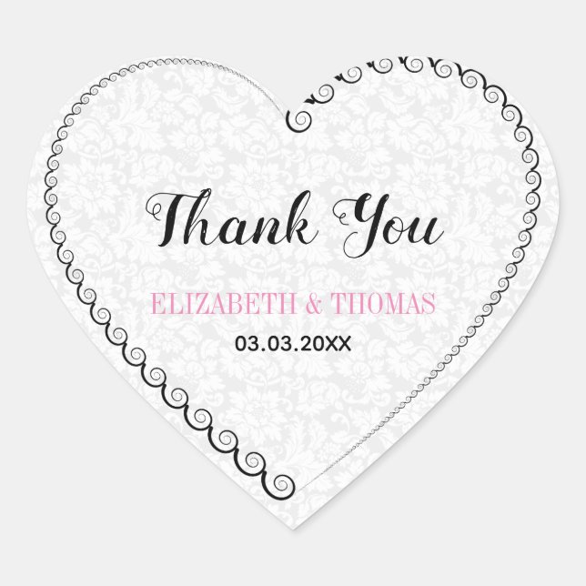 Spiral Heart Sticker (Front)