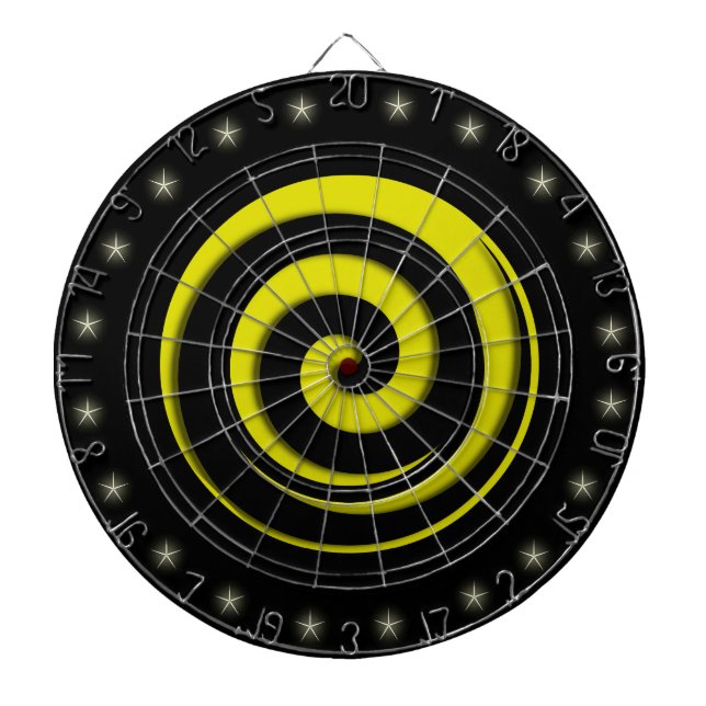 Spiral Hypnotic Wheel  Regulation Dart Board (Front)