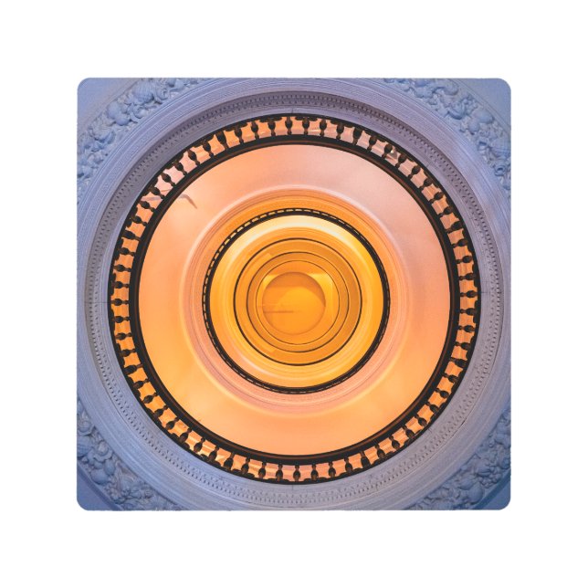 Spiral Light Corridor Abstract Poster (Front)
