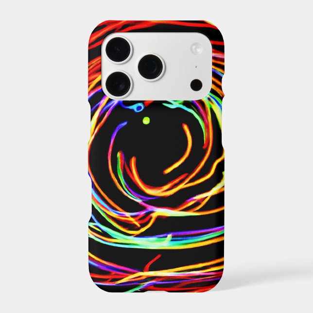 Spiral Lights Glow Iphone Case (Back)