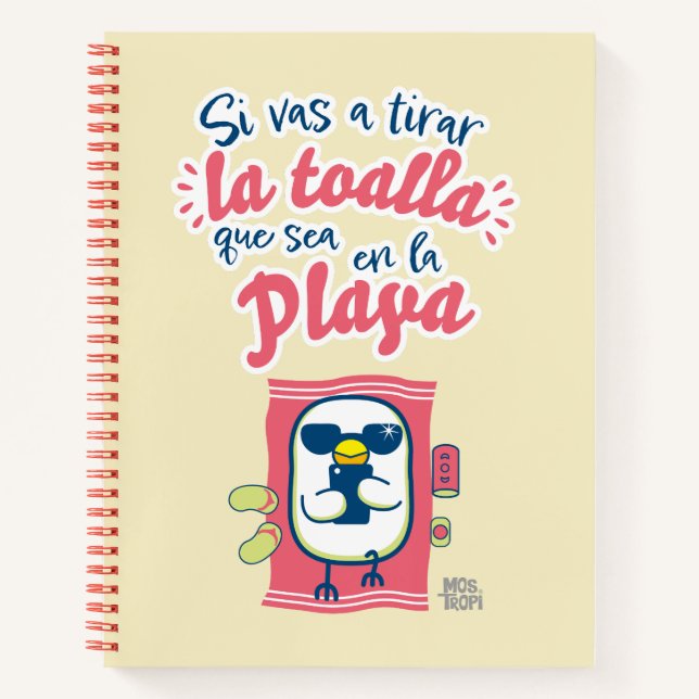 Spiral Memory If you're gonna throw your towel awa Notebook (Front)