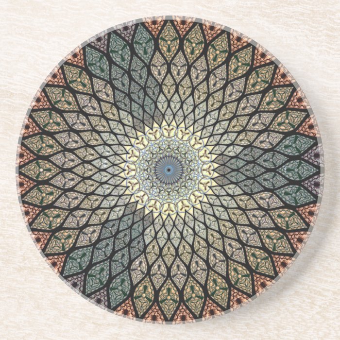 Spiral Mosaic Coasters