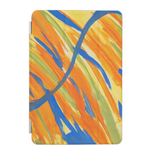 Spiral Notebook-Bold colorful Abstract Art print iPad Mini Cover