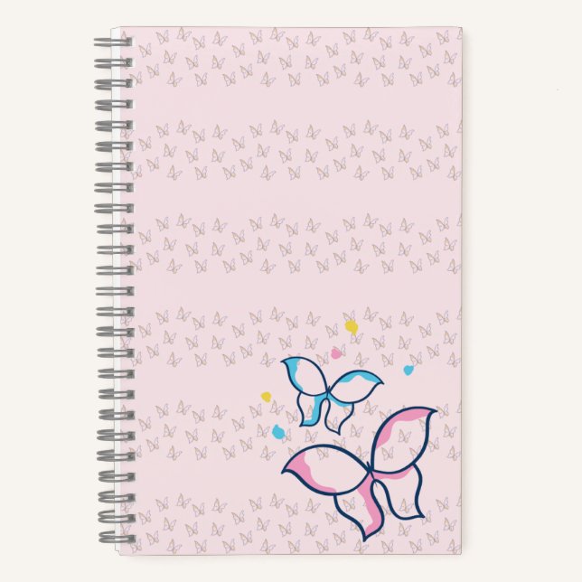 Spiral Notebook Butterflies (Front)