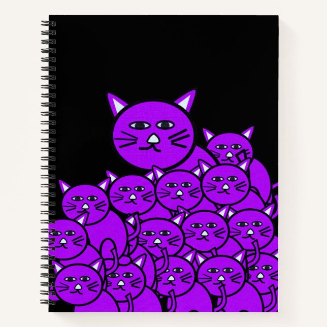 Spiral Notebook Cat (Front)