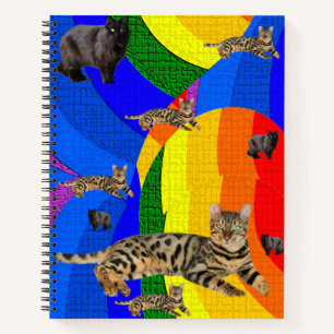 Spiral Notebook Cat