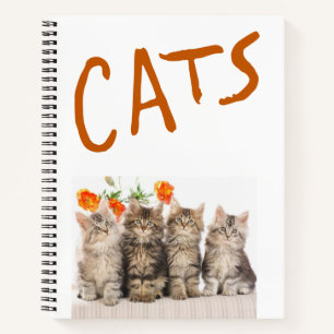 Spiral Notebook Cat