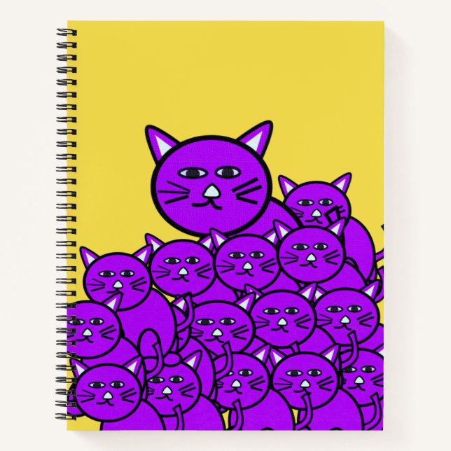 Spiral Notebook Cat (Front)