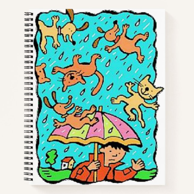 Spiral Notebook Cat (Front)