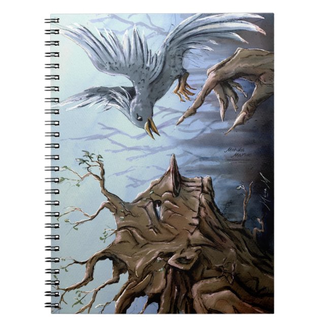 Spiral notebook - cover by Monika Marzec (Front)