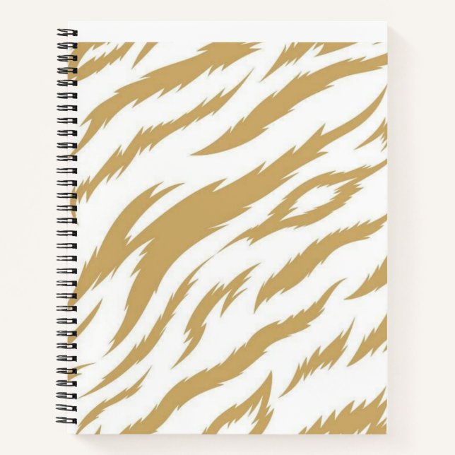 Spiral Notebook Cow Brown (Front)
