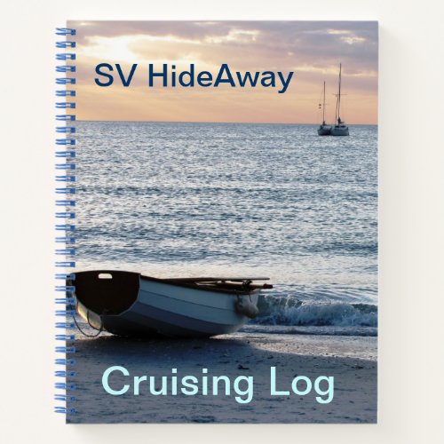 Spiral Notebook Cruising Sailing Hideaway