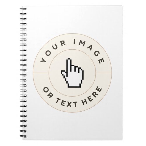 Spiral Notebook _ Custom add imagetext