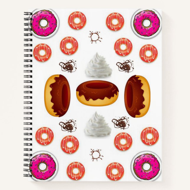 Spiral Notebook Donut (Front)