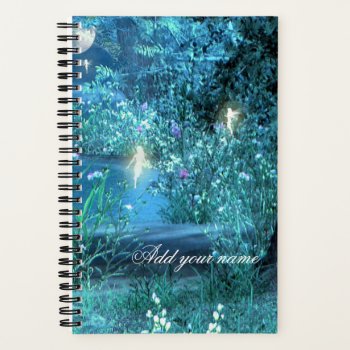 Spiral Notebook Fairy Night by RenderlyYours at Zazzle