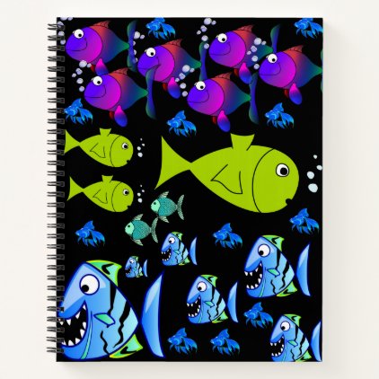 Spiral Notebook Fish