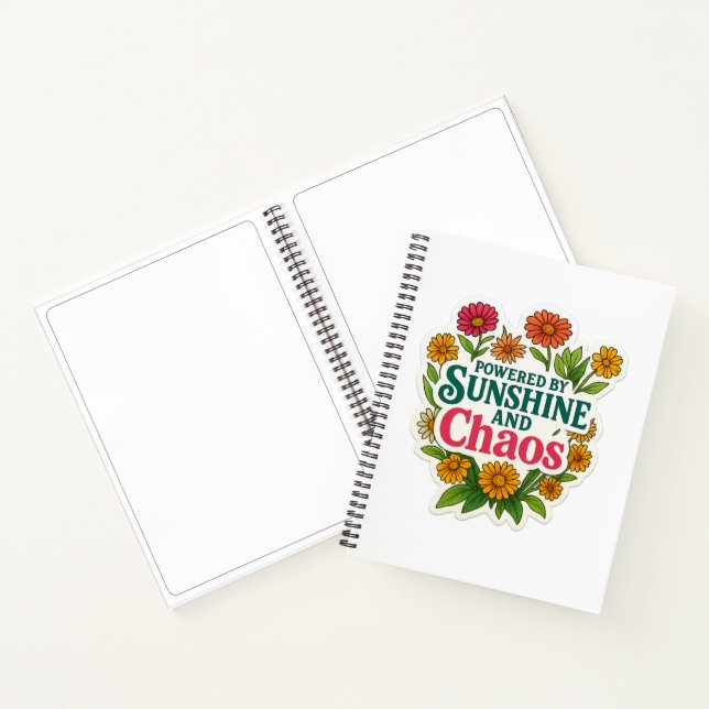 🌞 Spiral Notebook for Wild Souls 🌸📓 (Inside)