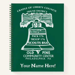 Spiral Notebook - Forest Green (Personalized)