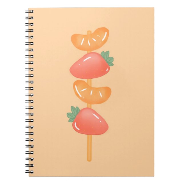 Spiral notebook-fruit skewer   notebook (Front)