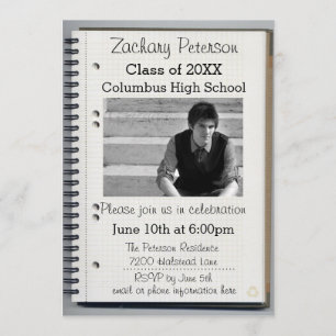 Spiral Notebook - Graduation Announcement