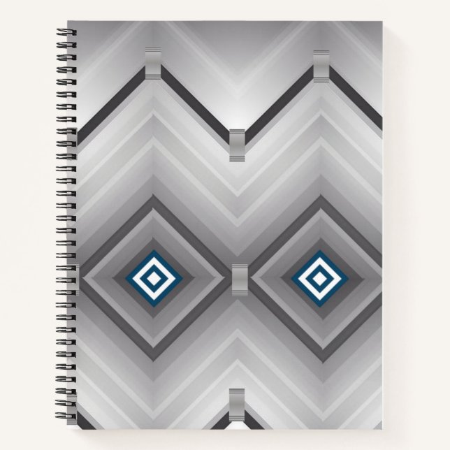 Spiral Notebook Gray (Front)