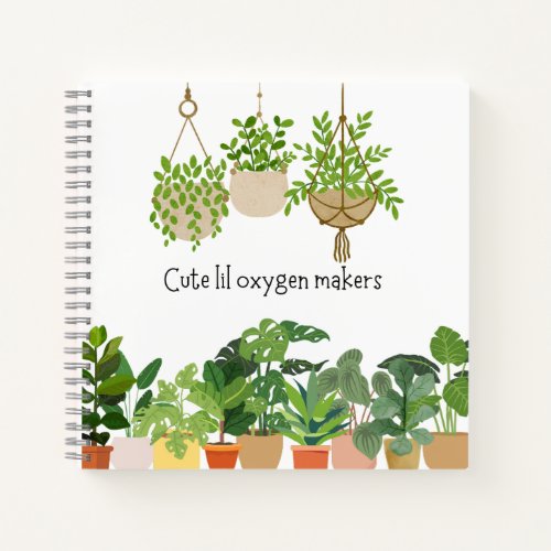 Spiral Notebook Hardcover _Plant Love collection